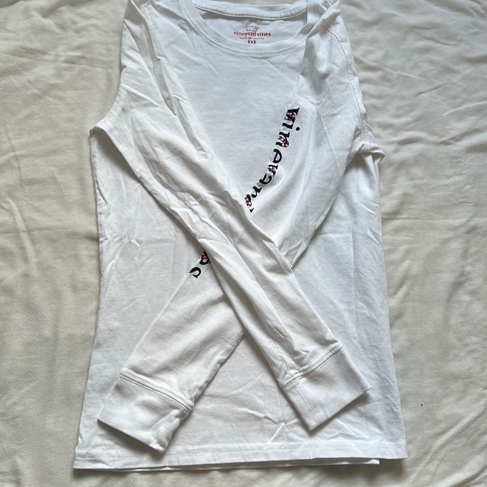 Vineyard Vines white long sleeve